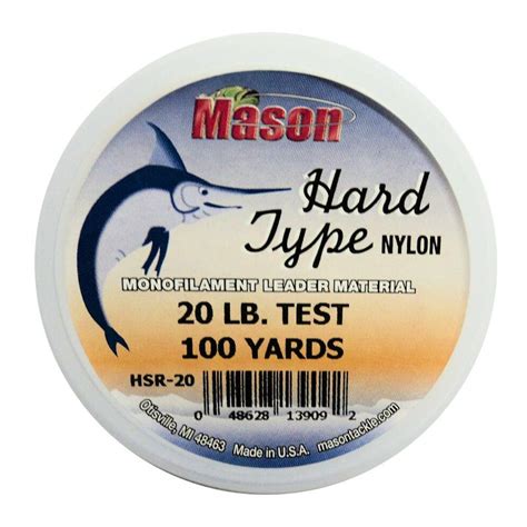 100pound test hard mason line|Mason Hard Mono Fishing Line .